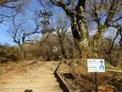 筑波山神社 男体山御本殿の周辺