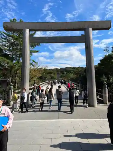 伊勢神宮内宮（皇大神宮）の鳥居