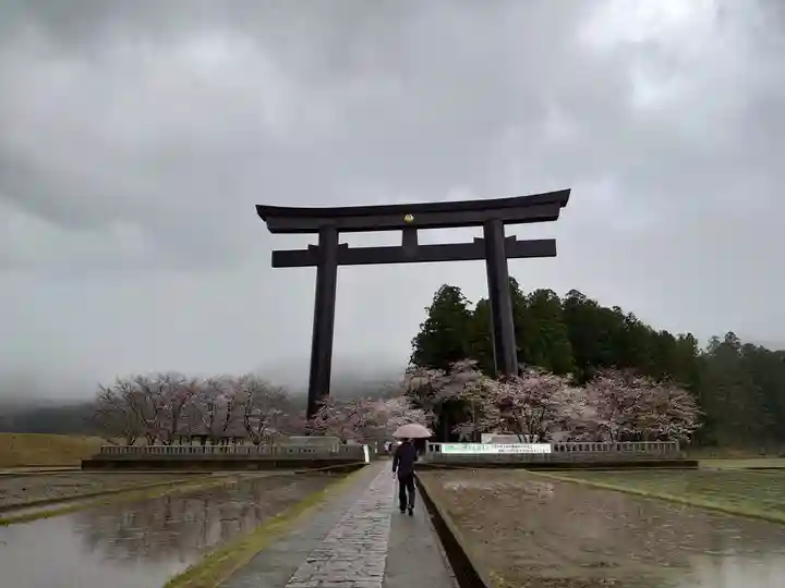 大斎原(熊野本宮大社旧社地)の鳥居