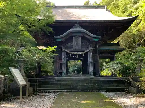 柞原八幡宮の山門・神門