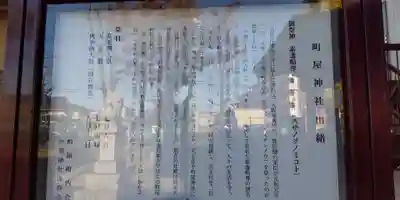 町屋神社の歴史