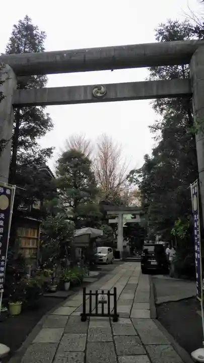江東天祖神社の鳥居