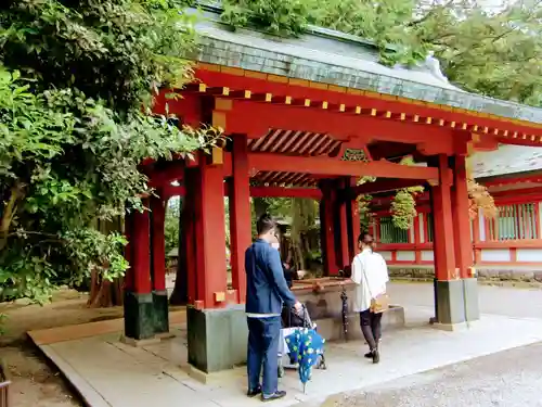 武蔵一宮氷川神社の手水