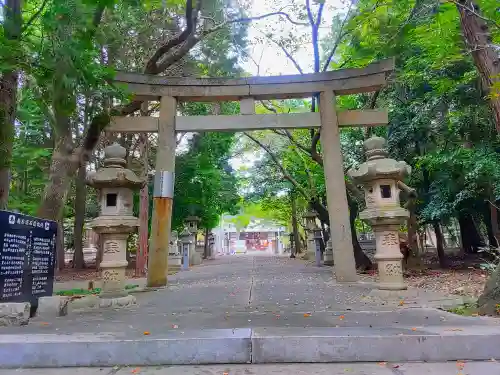 米津神社（米津町）の鳥居