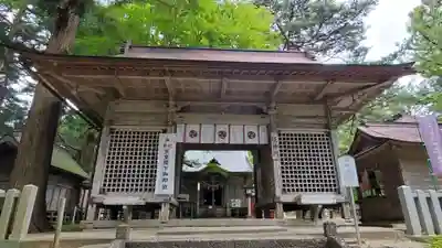 上沼八幡神社の山門・神門