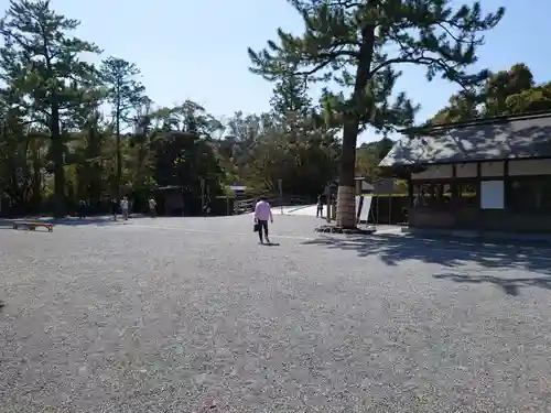 伊勢神宮外宮（豊受大神宮）の景色