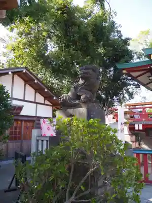 多摩川浅間神社の狛犬