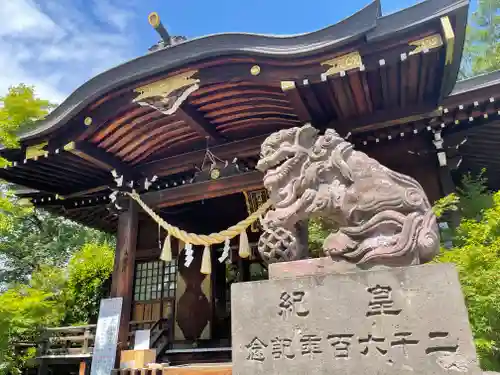 行田八幡神社の狛犬