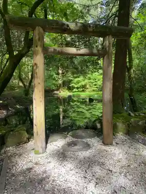 平泉寺白山神社の鳥居