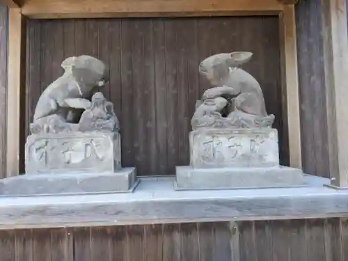 調神社の狛犬