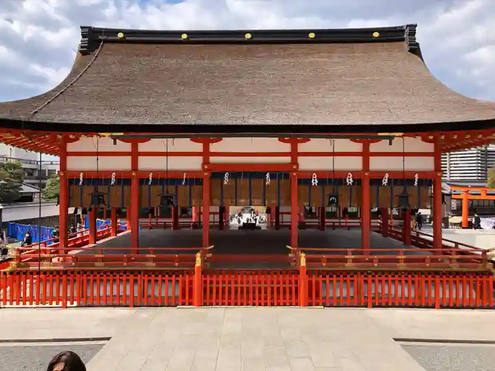 伏見稲荷大社の本殿・本堂