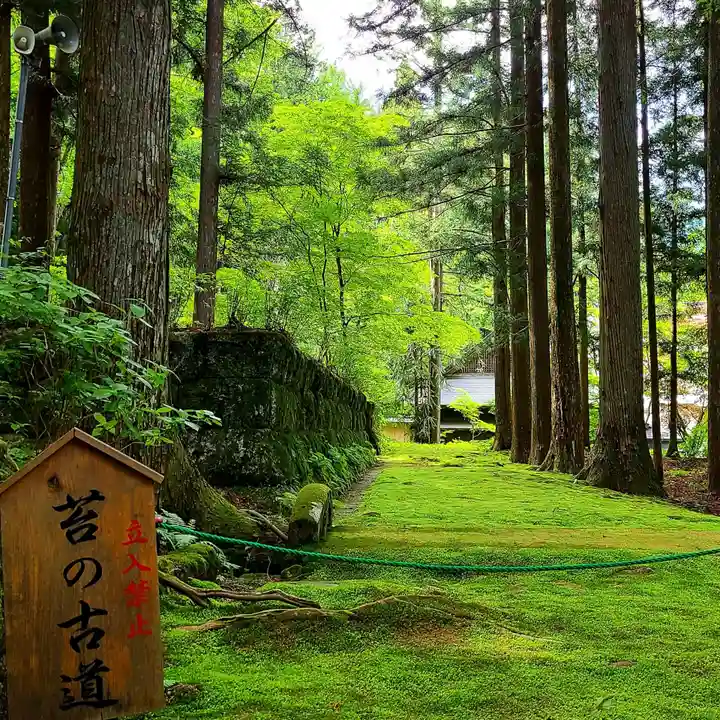 宝積山光前寺の庭園
