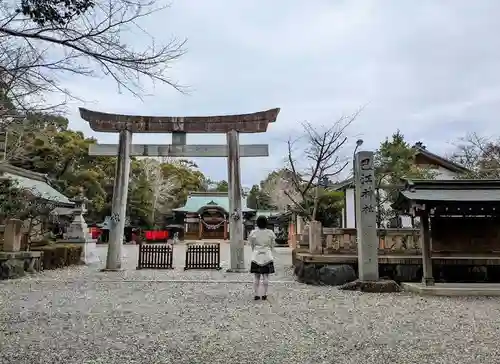 巴江神社の鳥居