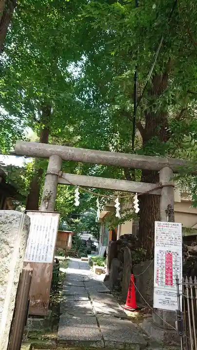 阿佐ヶ谷神明宮の鳥居