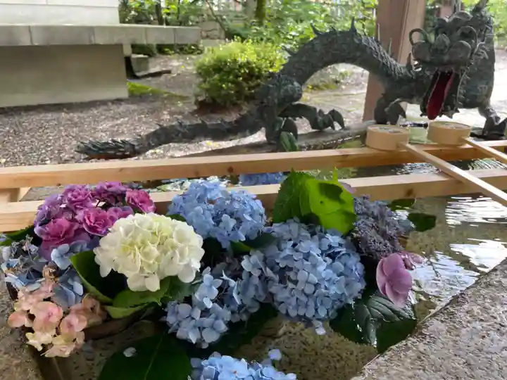 天孫神社の手水舎