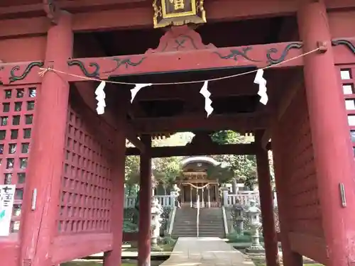 簳幹八幡宮の山門・神門
