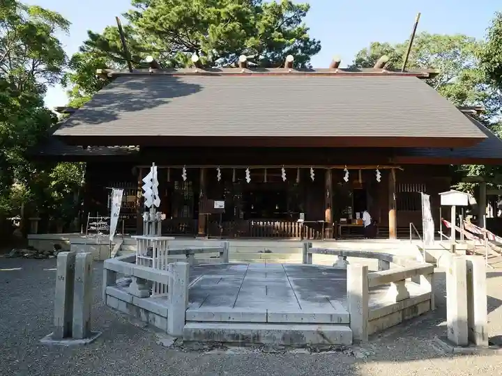 安久美神戸神明社の本殿・本堂