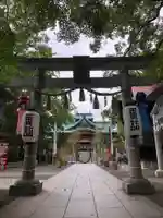 多摩川浅間神社の鳥居