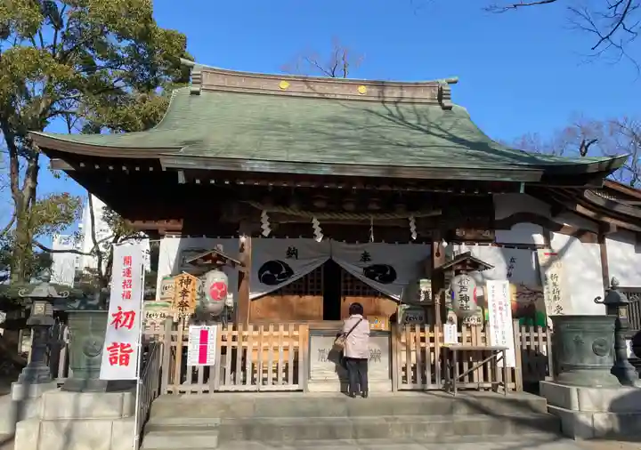 松戸神社の本殿・本堂