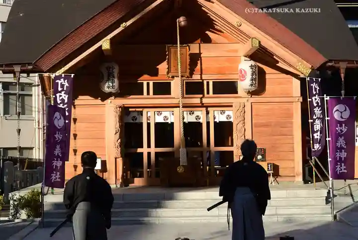 駒込妙義神社の本殿・本堂
