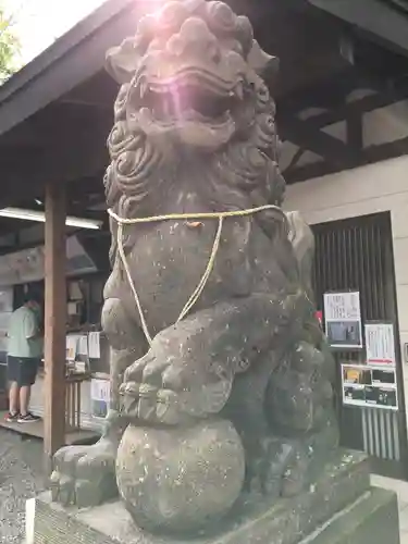 星置神社の狛犬