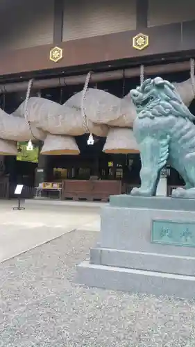 常陸国出雲大社の狛犬