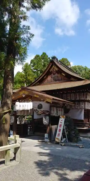 建部大社の本殿・本堂