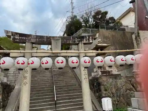 音次郎稲荷神社の鳥居