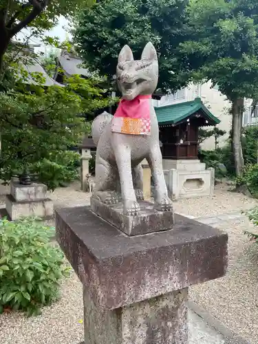 三輪神社の狛犬