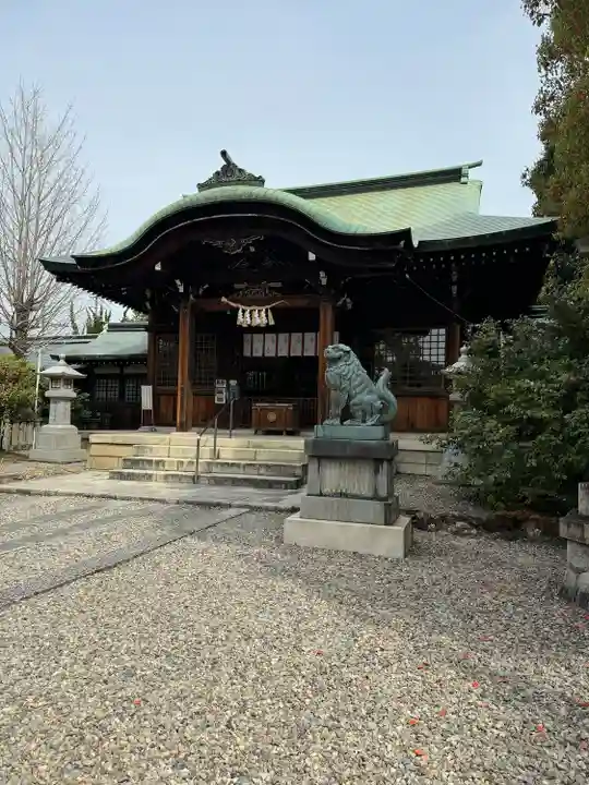 溝旗神社(肇國神社)の本殿・本堂