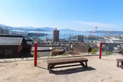 照日神社の景色