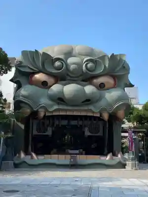 難波八阪神社の狛犬
