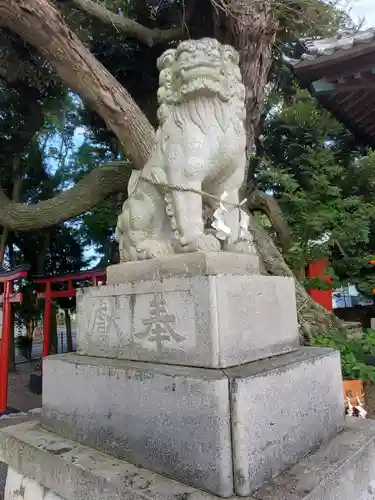 高塚熊野神社の狛犬