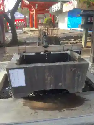 針綱神社の手水舎