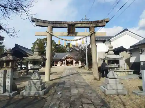 百済王神社の鳥居