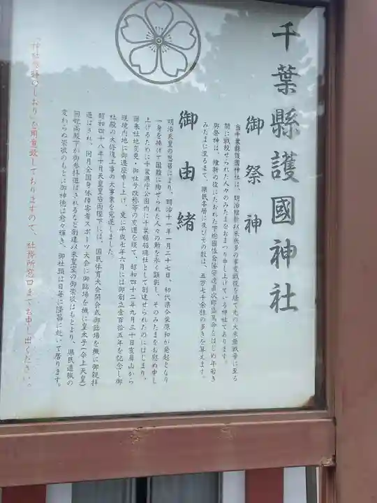 千葉縣護國神社の歴史