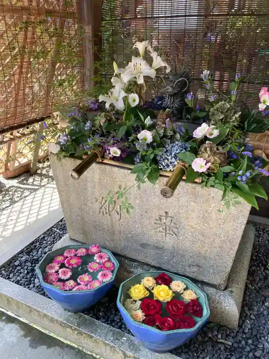 國魂神社の手水舎