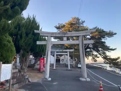 五色濱神社の鳥居