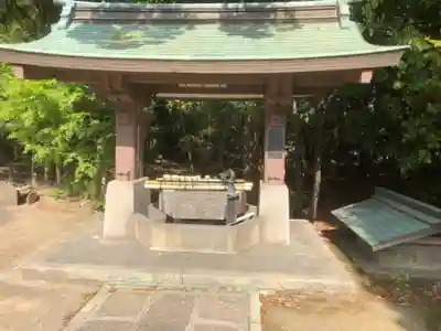阿比太神社の手水舎