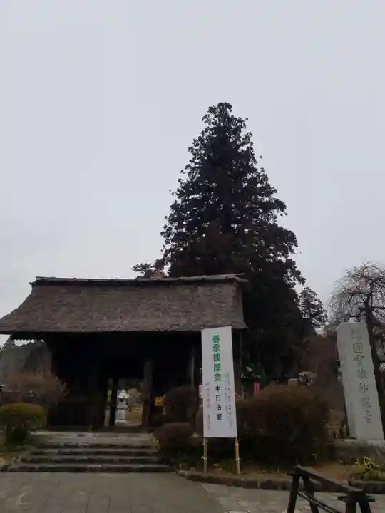 塩船観音寺の山門・神門