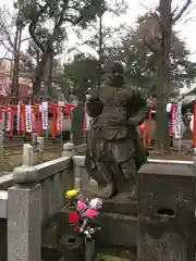 鬼子母神堂　(法明寺）の像