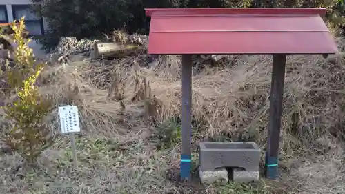 名称不明の手水舎