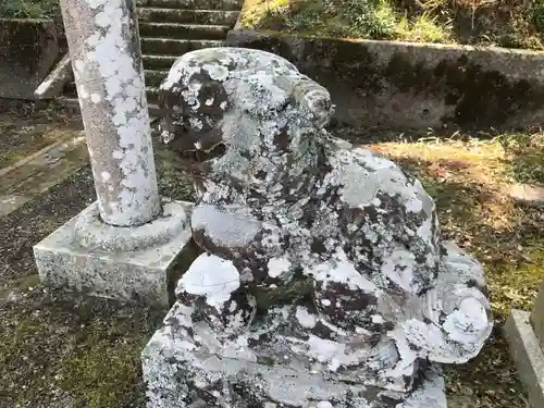 八幡神社の狛犬