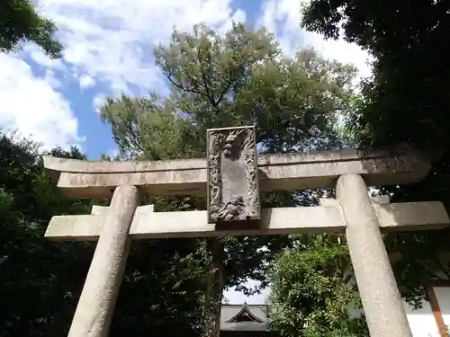 青渭神社の鳥居