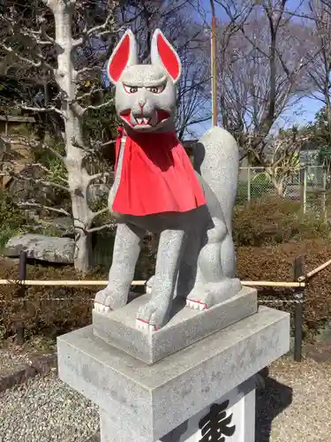 おちょぼ稲荷故里の宮の狛犬