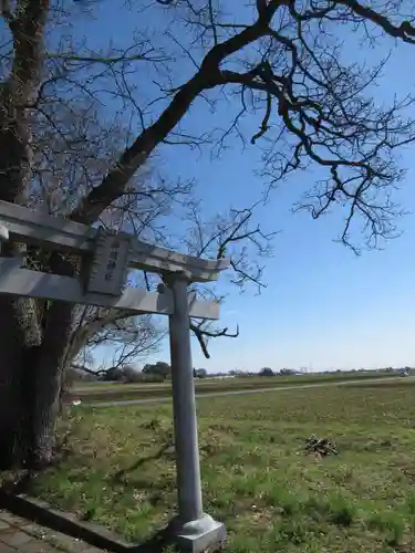 神明神社の鳥居