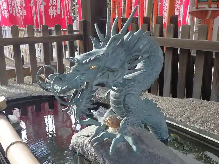 四貫島住吉神社の手水舎