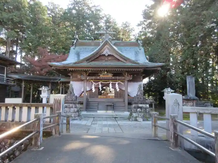 加波山三枝祇神社本宮の本殿・本堂