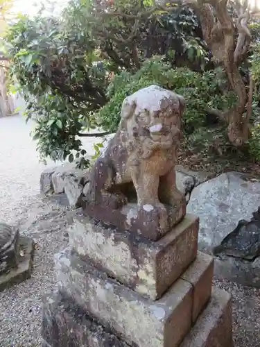 宅春日神社の狛犬