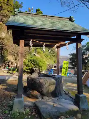 諏訪大神社の手水舎